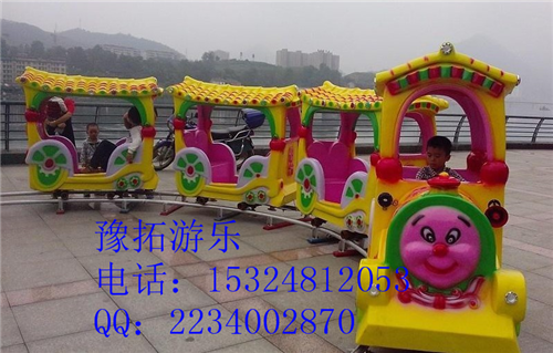 产品 豪华版小火车带轨道 儿童小火车美观好玩  郑州豫拓游乐设备有限